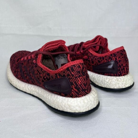 Adidas PureBoost Red men’s shoes, men size 10 - Picture 3 of 6